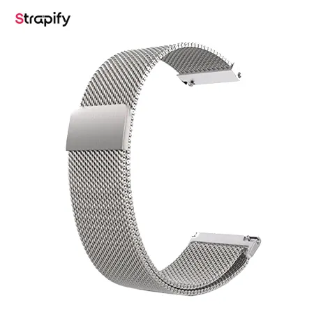 Bracelet acier inoxydable magnétique 18 mm