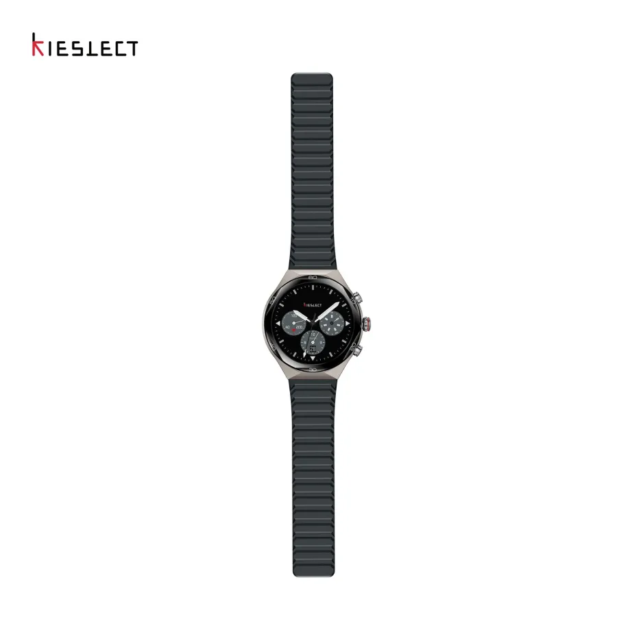 Montre connectée Kieslect Elite 2 IA Gris Platine – double bracelet Montre connectée Kieslect Elite 2 IA Gris Platine – double bracelet