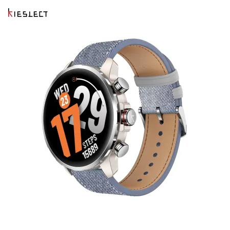 Montre connectée Kieslect KR3 – Or/Jean