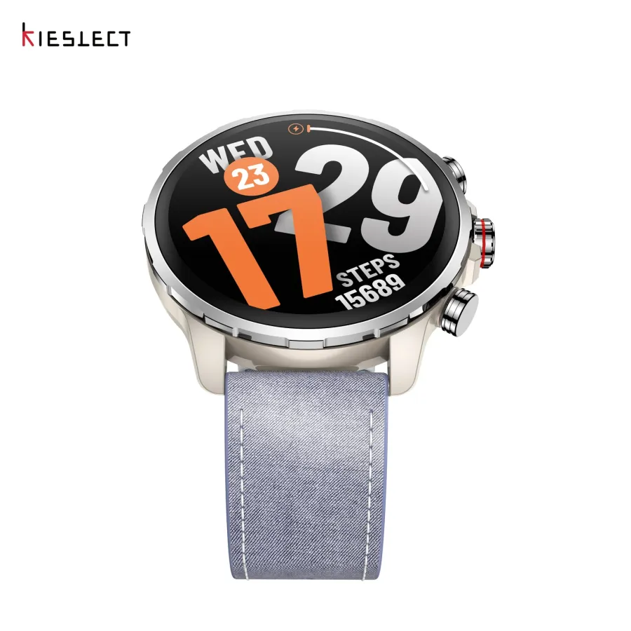 Montre connectée Kieslect KR3 – Or/Jean Montre connectée Kieslect KR3 – Or/Jean