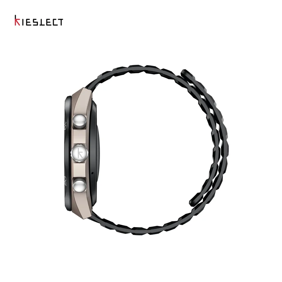 Montre connectée Kieslect Elite 2 IA Gris Platine – double bracelet Montre connectée Kieslect Elite 2 IA Gris Platine – double bracelet