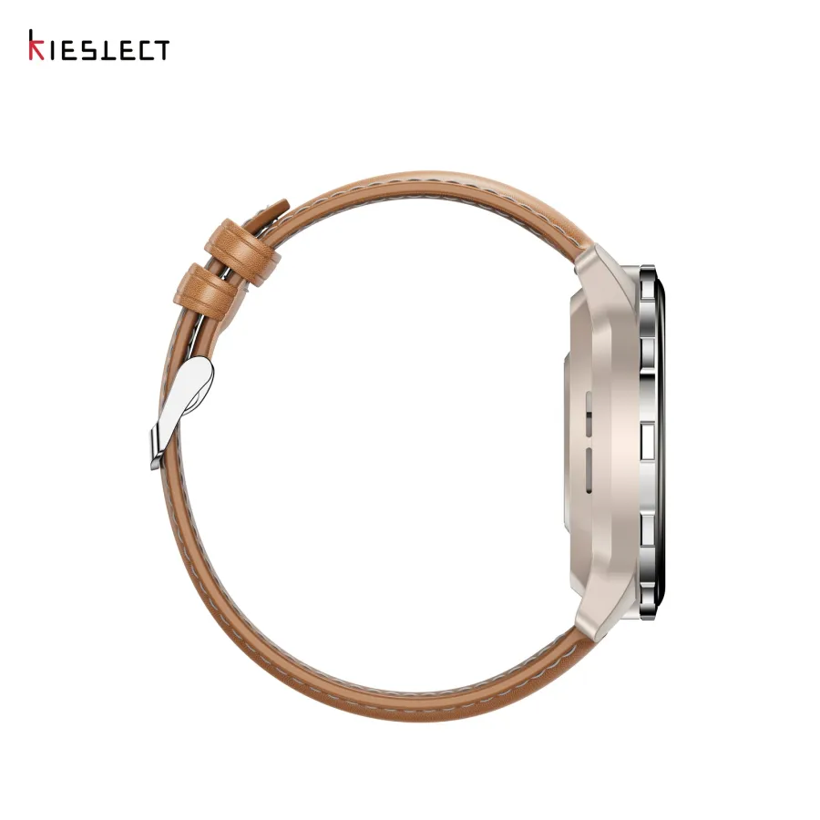 Montre connectée Kieslect KR3 – Or/Marron Montre connectée Kieslect KR3 – Or/Marron