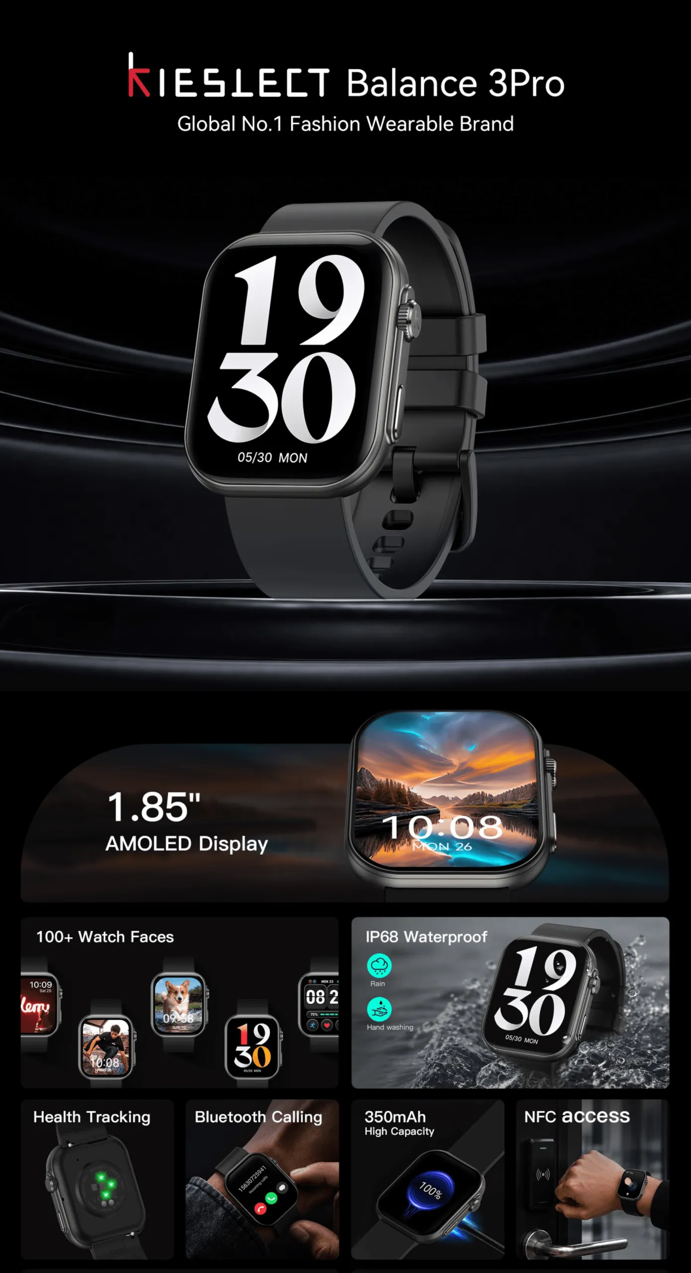 Montre connectée Kieslect Balance 3 Pro