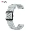 Bracelet silicone sport ventilé 22 mm