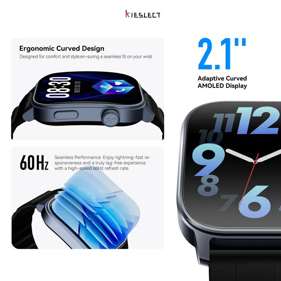 Montre connectée Kieslect KS3 – GPS, étanche 5ATM Montre connectée Kieslect KS3 – GPS, étanche 5ATM