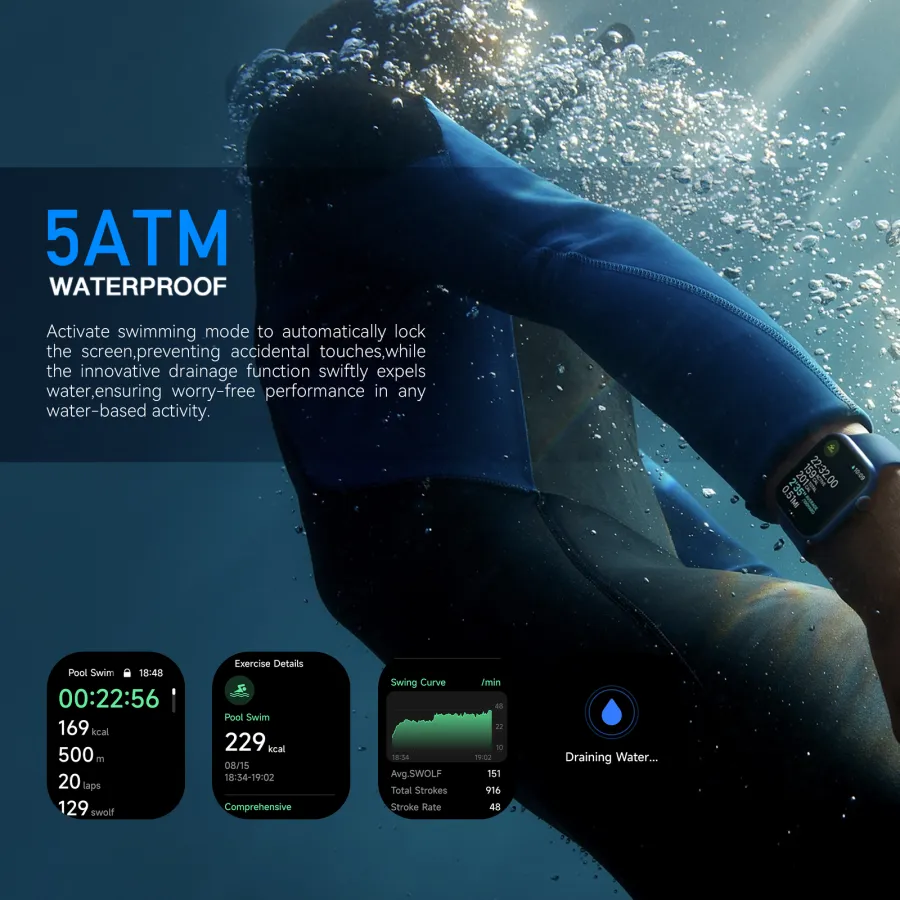 Montre connectée Kieslect KS3 – GPS, étanche 5ATM Montre connectée Kieslect KS3 – GPS, étanche 5ATM