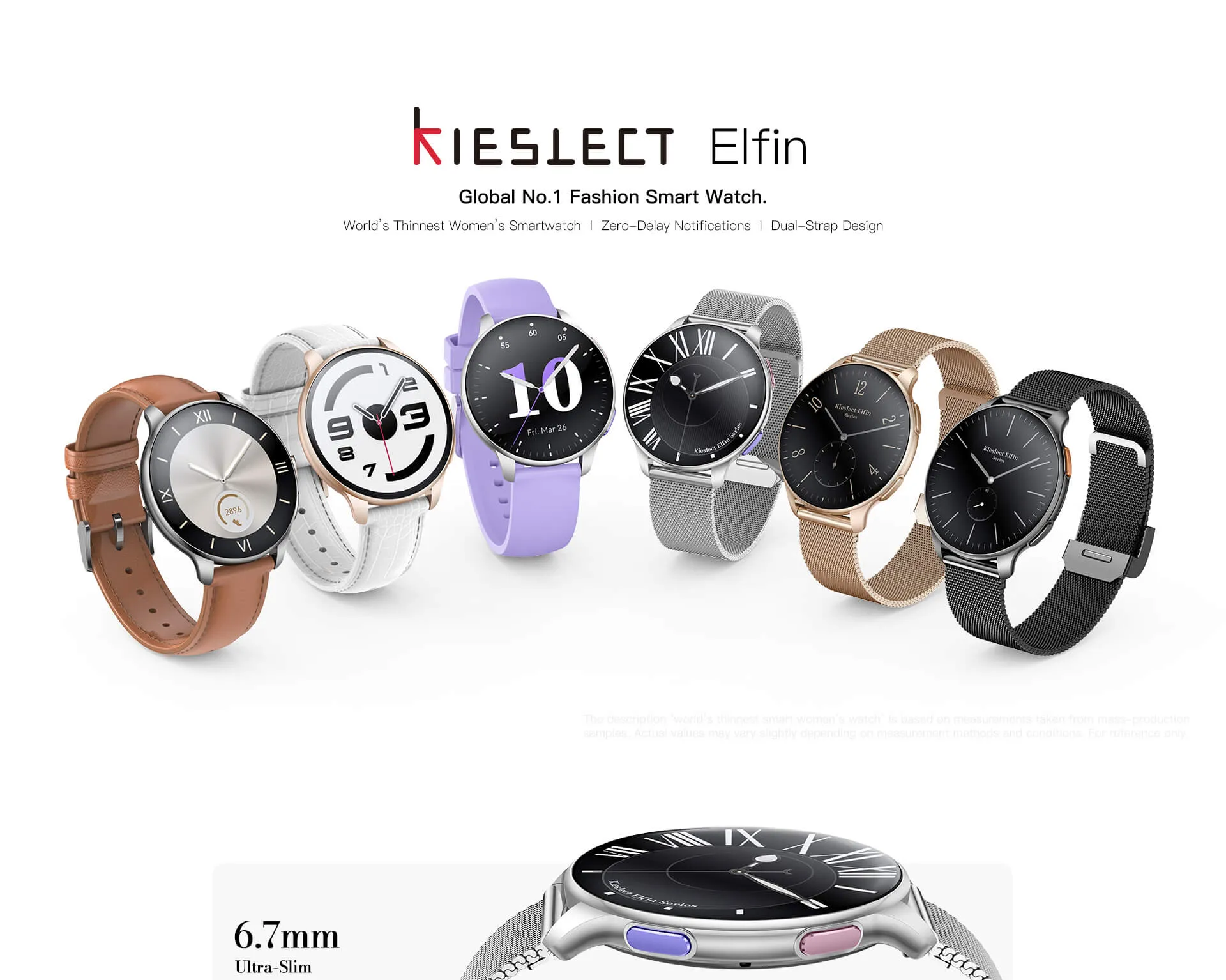 Montre connectée femme Kieslect Elfin