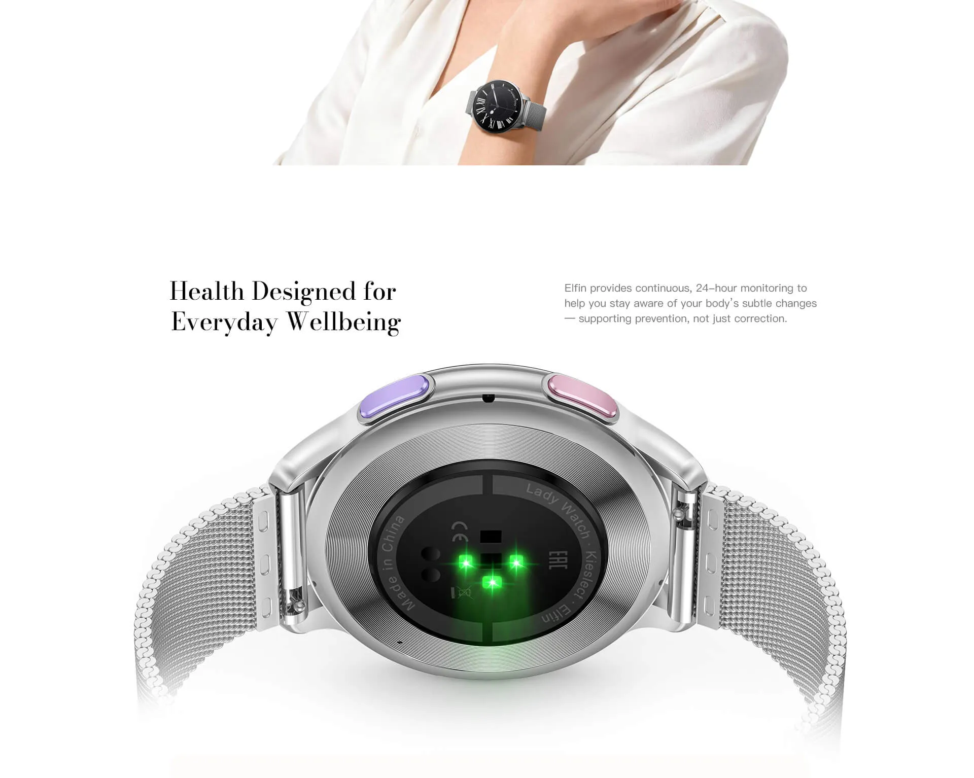 Montre connectée femme Kieslect Elfin