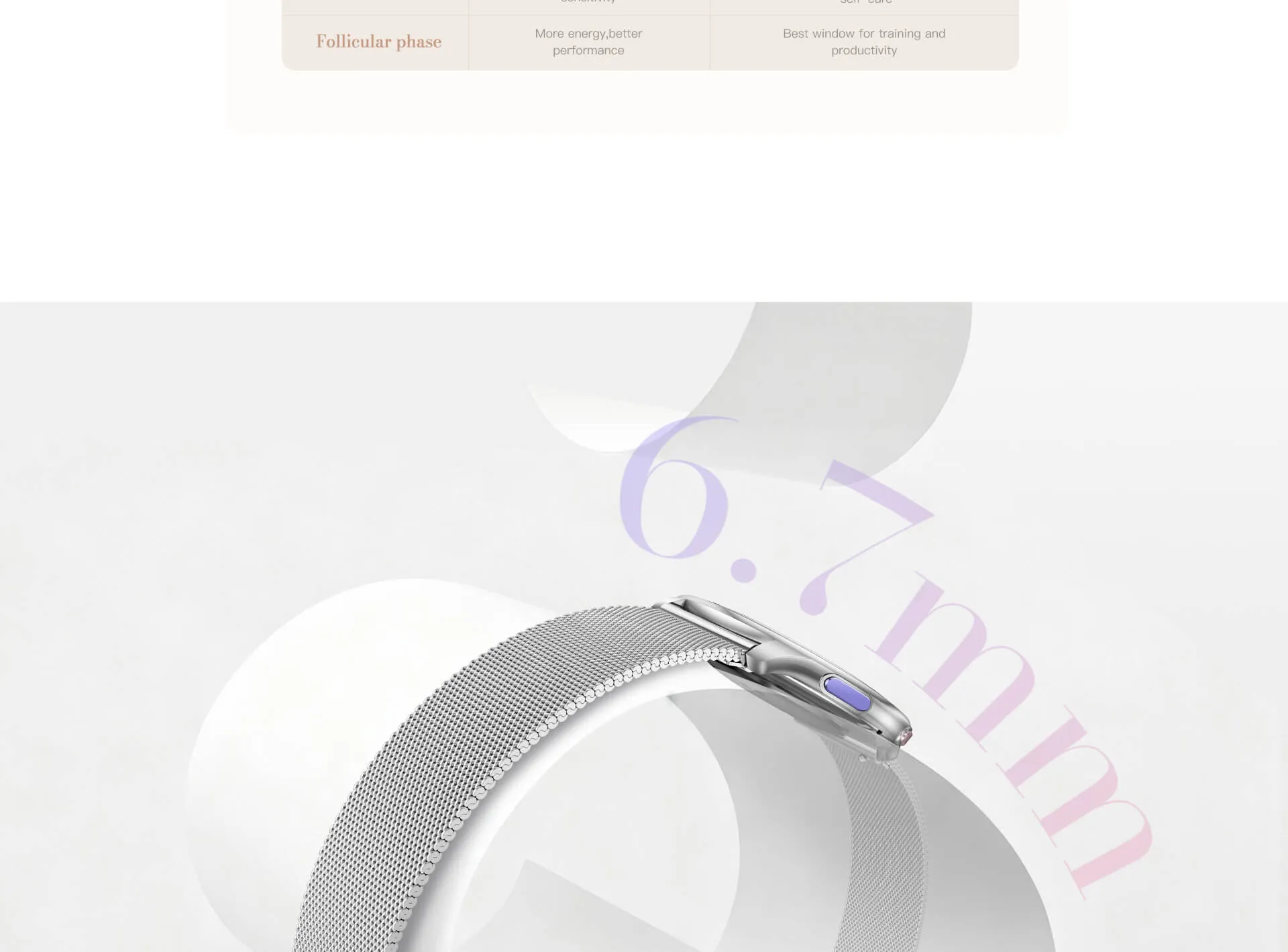 Montre connectée femme Kieslect Elfin