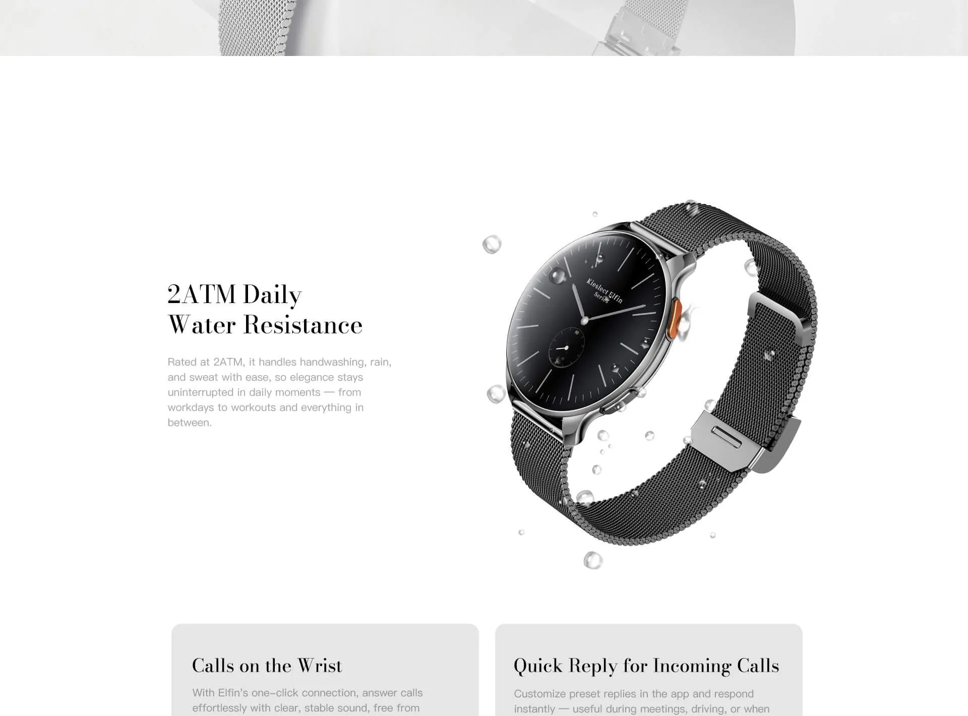 Montre connectée femme Kieslect Elfin