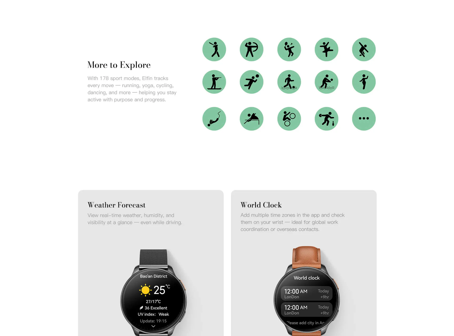 Montre connectée femme Kieslect Elfin