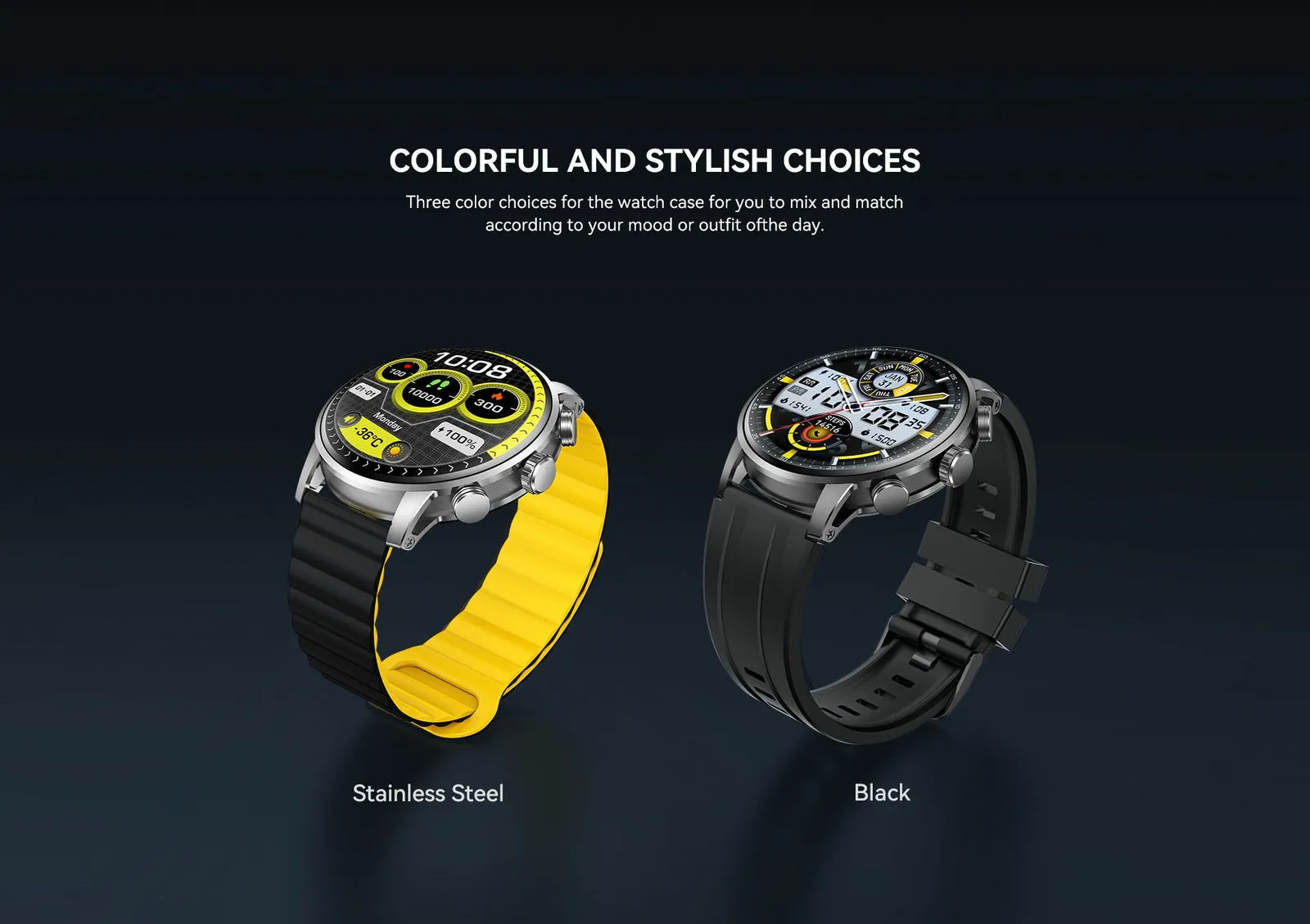 Montre connectée Kieslect KR2 double bracelet