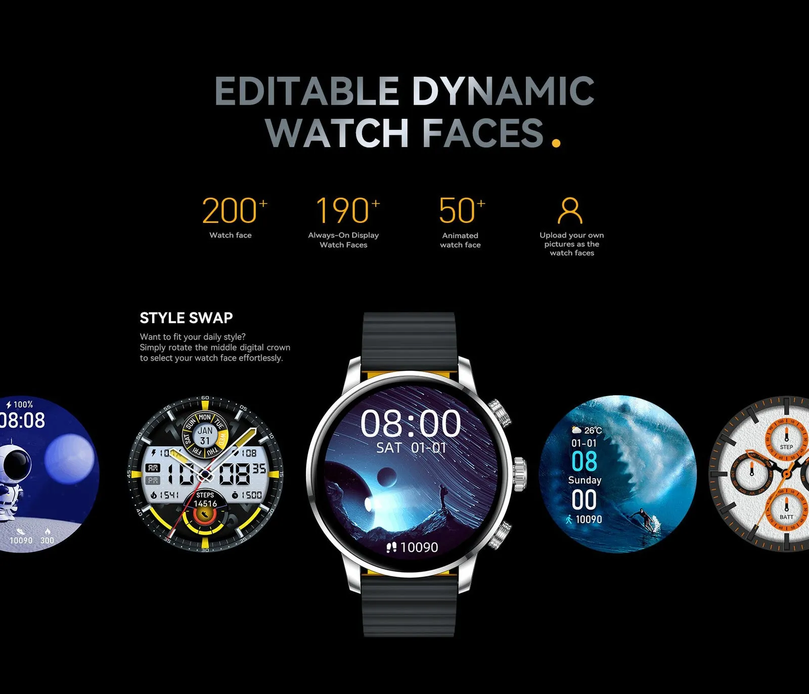 Montre connectée Kieslect KR2 double bracelet