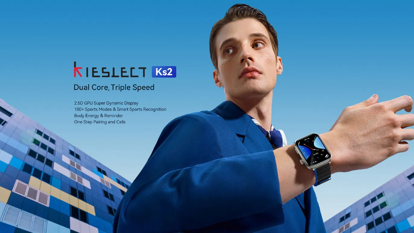 Montre connectée Kieslect KS2 double bracelet
