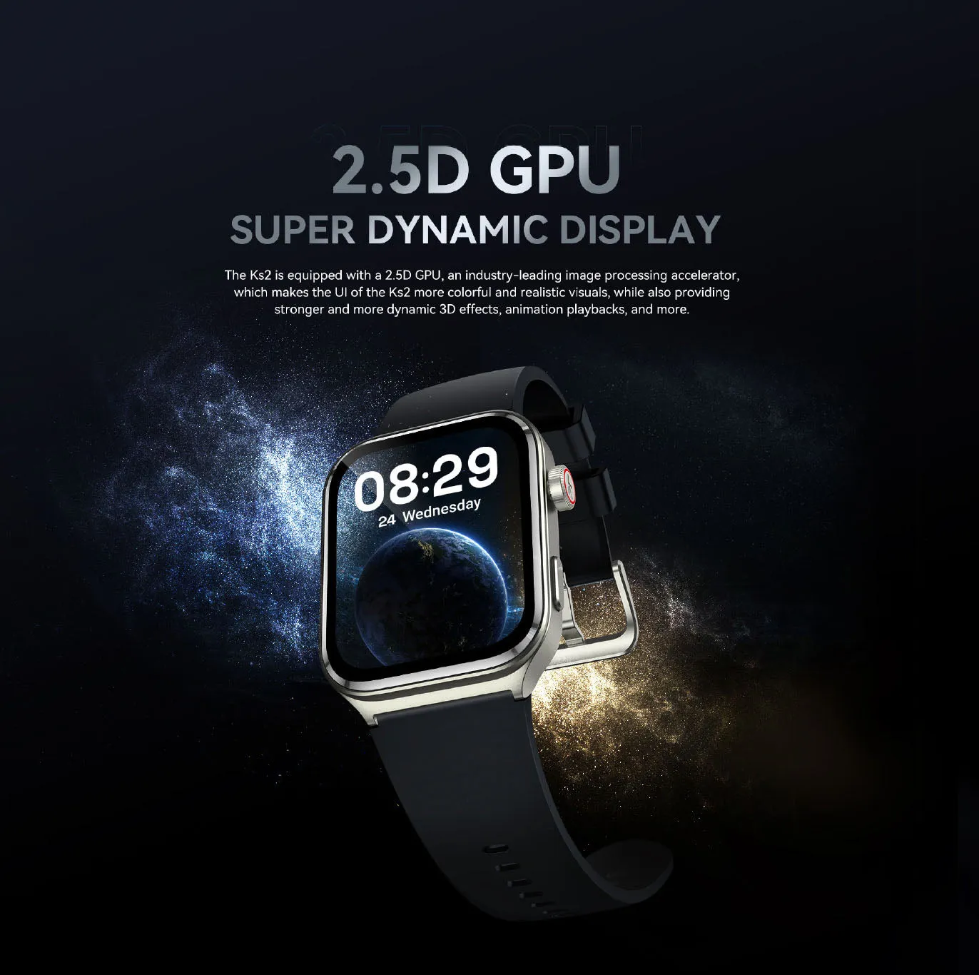 Montre connectée Kieslect KS2 double bracelet
