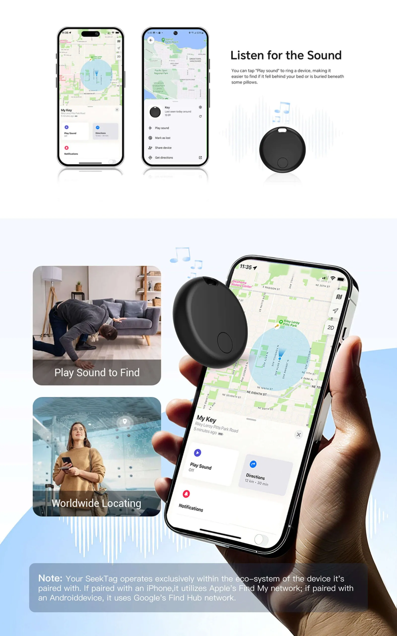 Kieslect Incard SeekTag pack 2