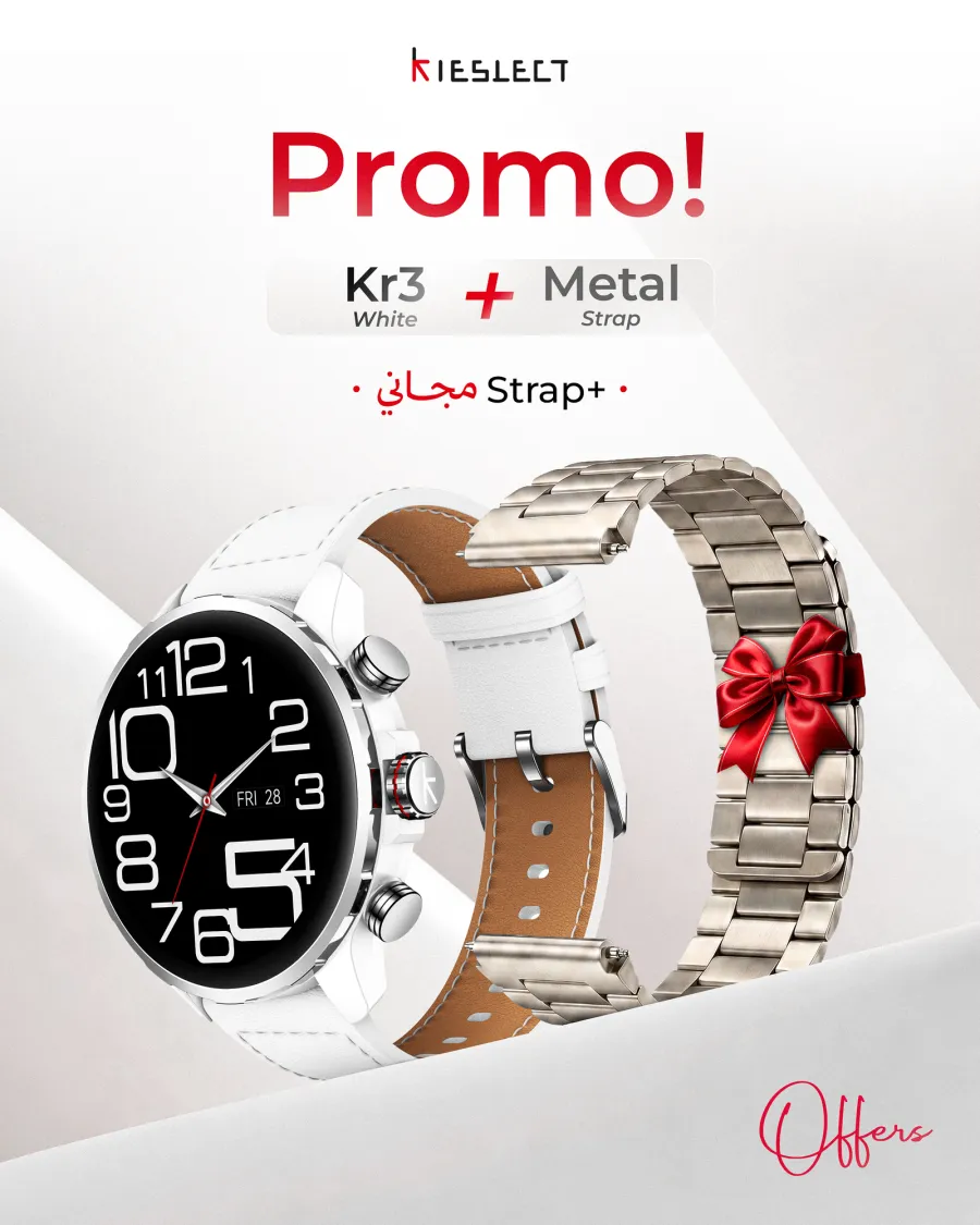Montre connectée Kieslect KR3 – Blanc (+ bracelet magnétique 22 mm offert) Montre connectée Kieslect KR3 – Blanc (+ bracelet magnétique 22 mm offert)