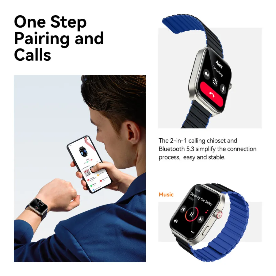 Montre connectée Kieslect KS2 double bracelet Montre connectée Kieslect KS2 double bracelet