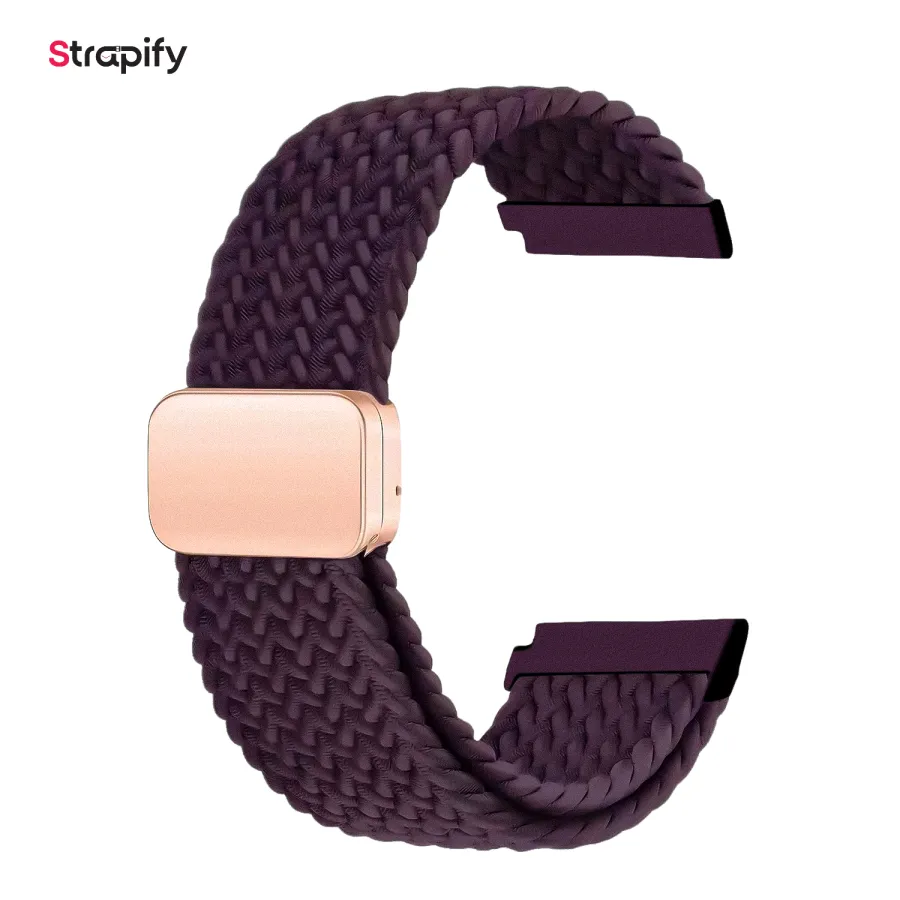 Bracelet tissu à fermeture magnétique 18 mm Bracelet tissu à fermeture magnétique 18 mm