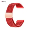 Bracelet tissu à fermeture magnétique 20 mm
