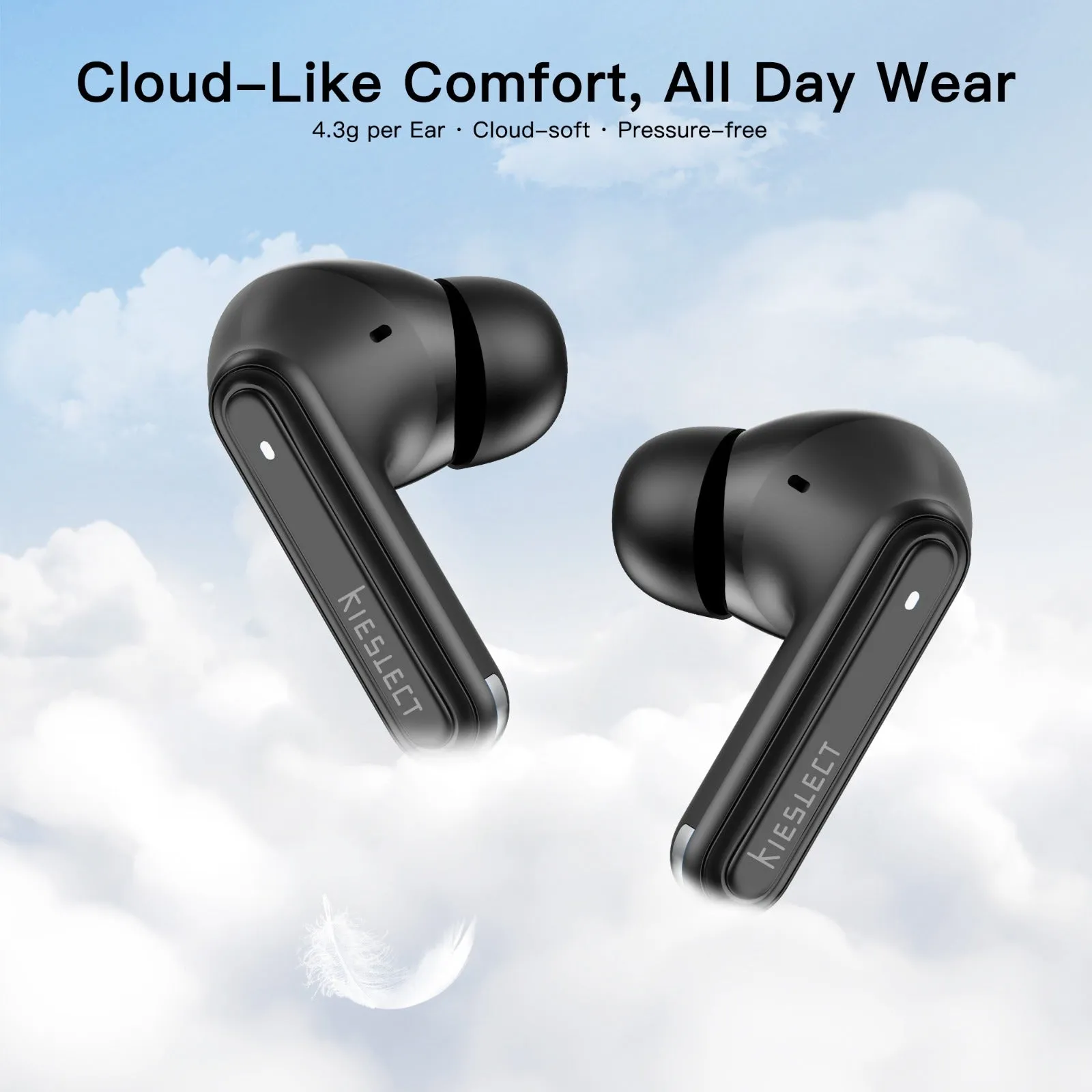 Kieslect Adjustable Earbuds + Incard SeekTag