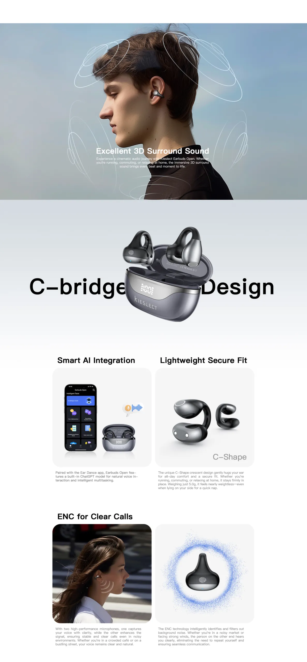 Pack Kieslect KR2 + écouteurs Open (offre limitée)
