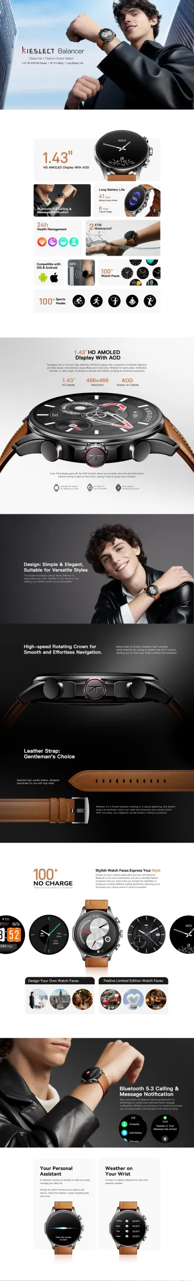Montre connectée Kieslect Balancer