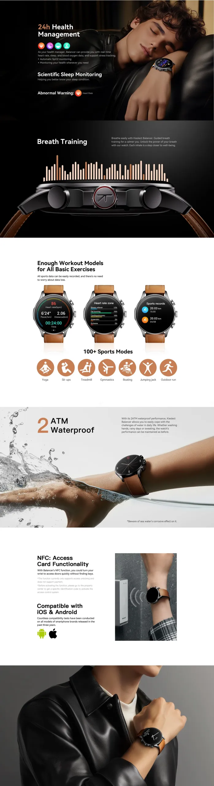 Montre connectée Kieslect Balancer