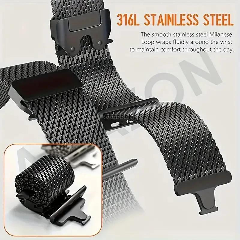 Bracelet milanais premium acier inoxydable 22 mm Bracelet milanais premium acier inoxydable 22 mm