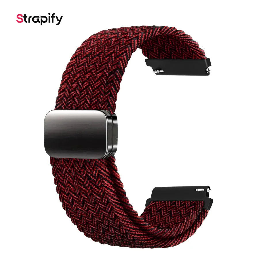 Bracelet tissu premium à connecteur magnétique 22 mm Bracelet tissu premium à connecteur magnétique 22 mm