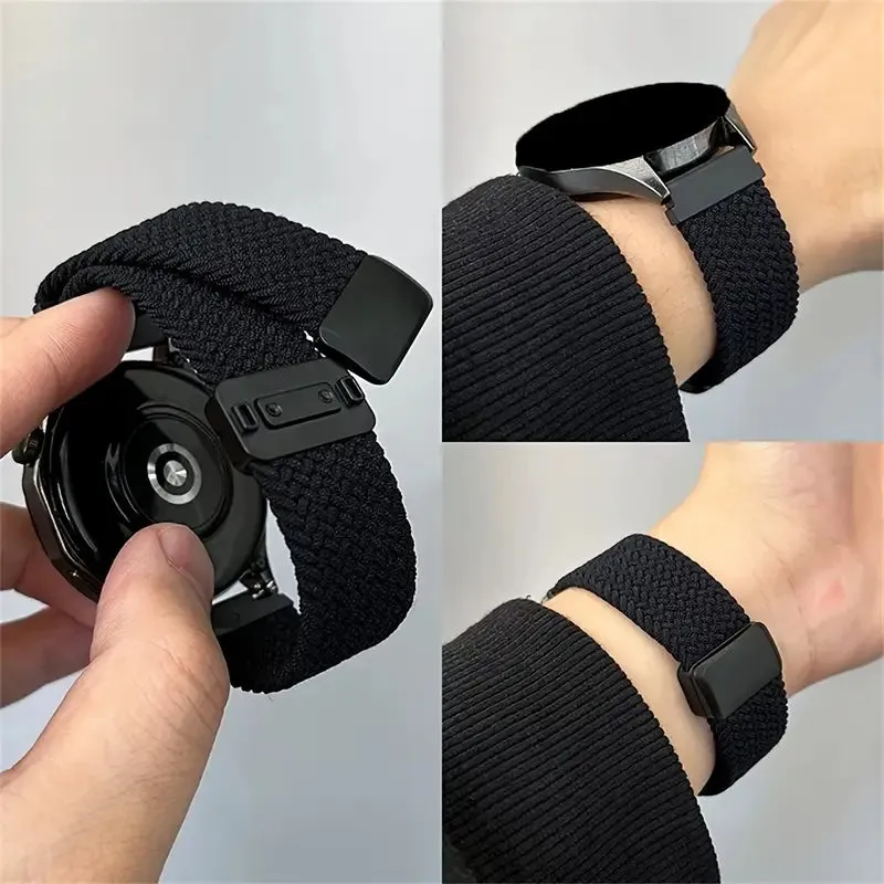 Bracelet tissu premium à connecteur magnétique 22 mm Bracelet tissu premium à connecteur magnétique 22 mm